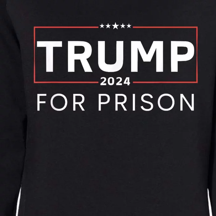 Trump For Prison 2024 Womens California Wash Sweatshirt