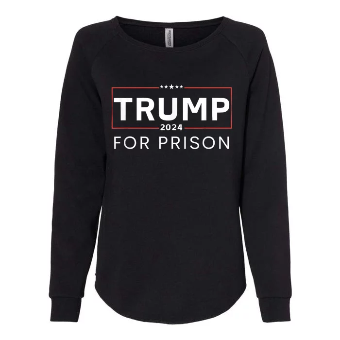 Trump For Prison 2024 Womens California Wash Sweatshirt