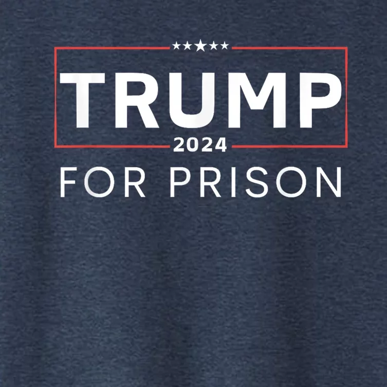 Trump For Prison 2024 Women's Crop Top Tee