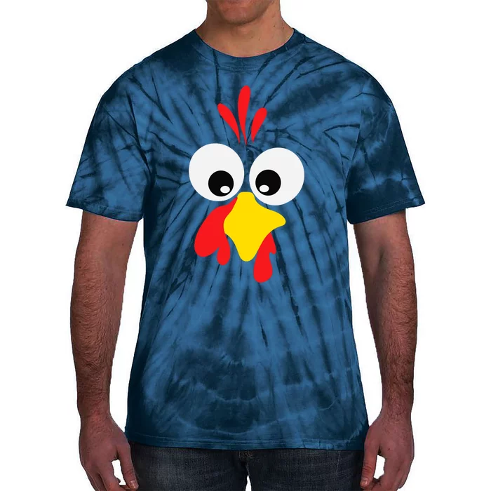 Turkey Face Pilgrim Thanksgiving Matching Family Costume Tie-Dye T-Shirt