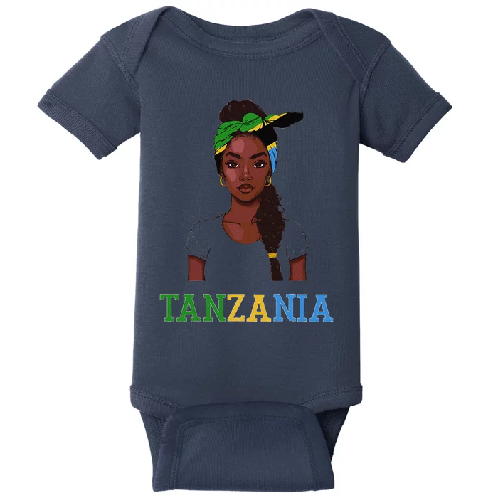 Tanzania Flag Products Souvenirs Uniform Tanzanian Baby Bodysuit