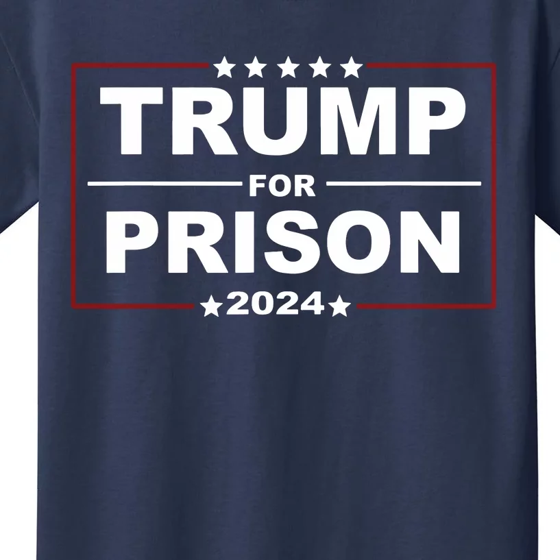 Trump For Prison 2024 Support Trump 4th Of July 9171 Kids T-Shirt