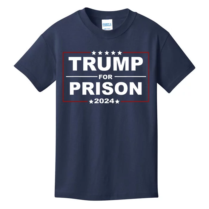 Trump For Prison 2024 Support Trump 4th Of July 9171 Kids T-Shirt