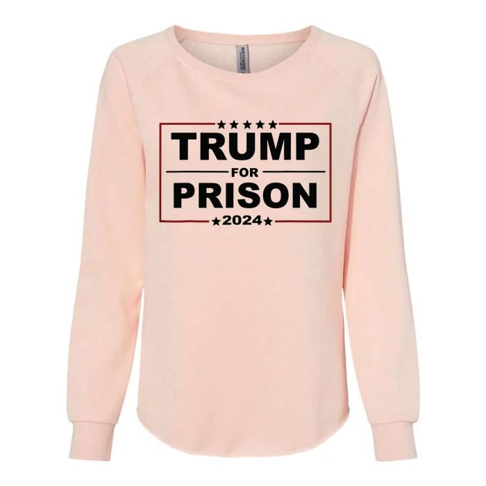 Trump For Prison 2024 Support Trump 4th Of July Womens California Wash Sweatshirt