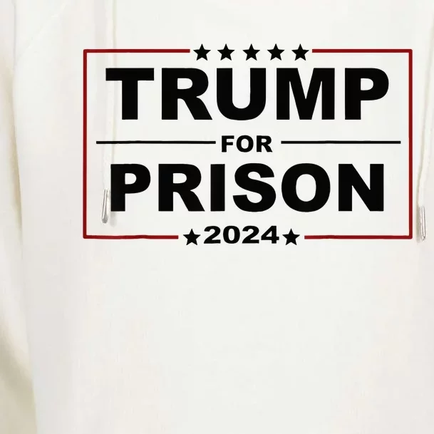 Trump For Prison 2024 Support Trump 4th Of July Womens Funnel Neck Pullover Hood