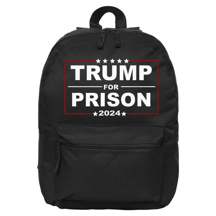 Trump For Prison 2024 Support Trump 4th Of July 16 in Basic Backpack