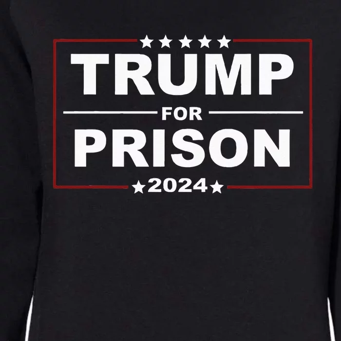 Trump For Prison 2024 Support Trump 4th Of July Womens California Wash Sweatshirt