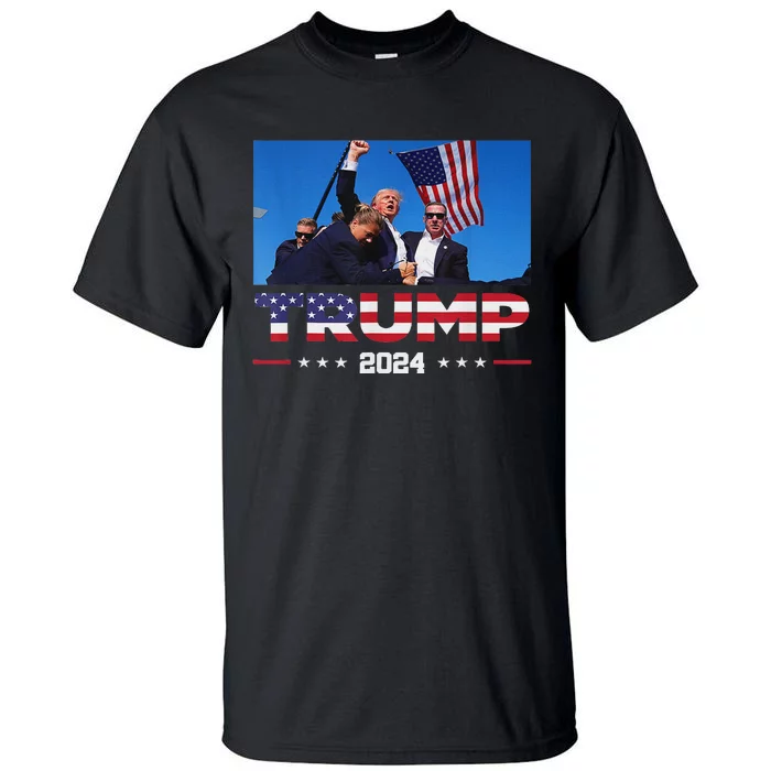 Trump Fist Pump Pride 2024 Tall T-Shirt