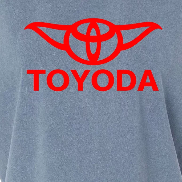 Toyoda Funny Parody Garment-Dyed Women's Muscle Tee