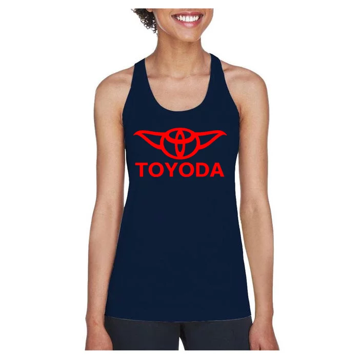 Toyoda Funny Parody Women's Racerback Tank