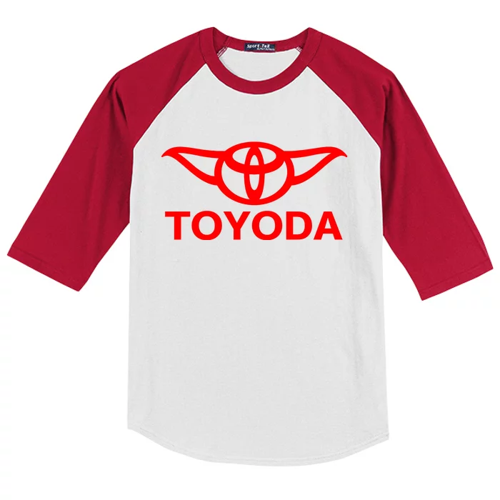 Toyoda Funny Parody Kids Colorblock Raglan Jersey