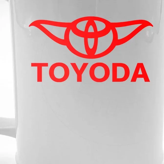 Toyoda Funny Parody Front & Back Beer Stein