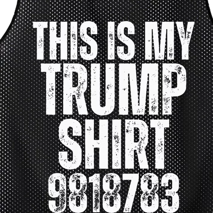 Trump Funny Prison Tee Funny Democrats Liberals ProBiden Mesh Reversible Basketball Jersey Tank