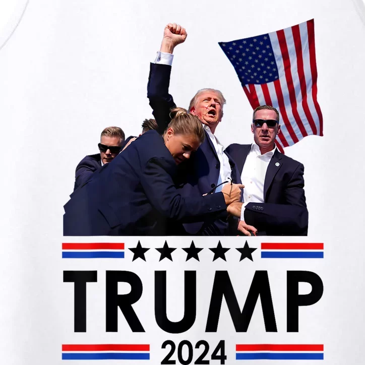 Trump Fist Pump Shot At Trump 2024 Trump Survives Rally Performance Tank