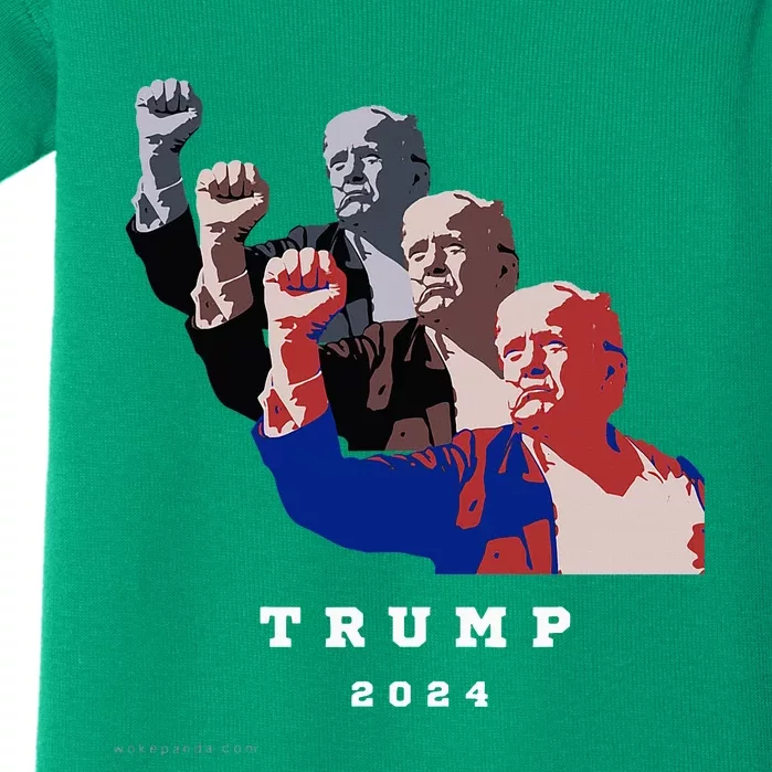 Trump For President 2024 Election Fight Baby Bodysuit