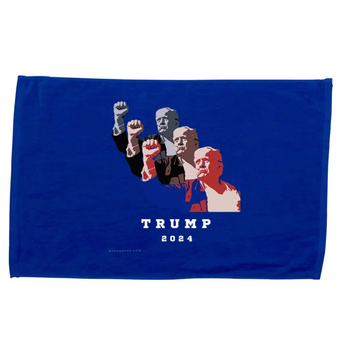 Trump For President 2024 Election Fight Microfiber Hand Towel