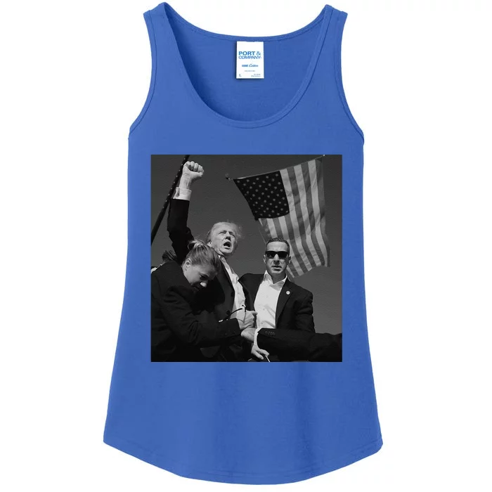 Trump Fist Pump Ladies Essential Tank