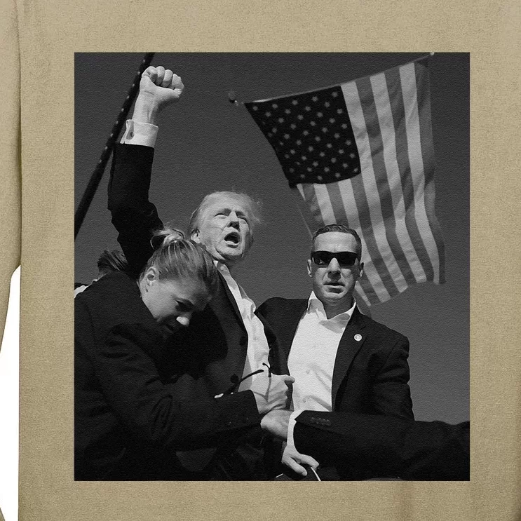 Trump Fist Pump Tall Long Sleeve T-Shirt