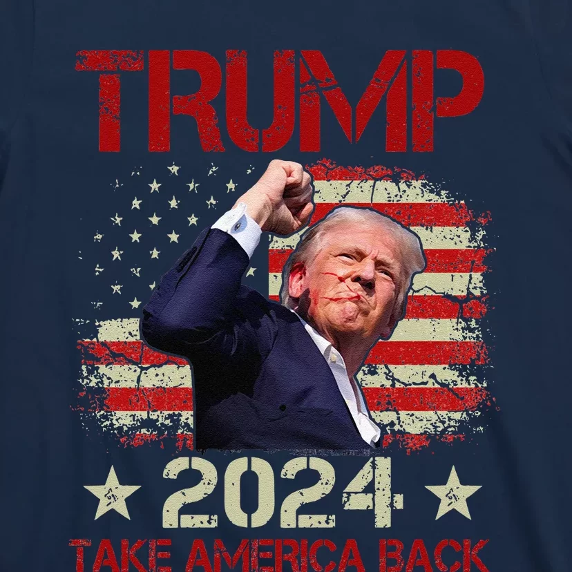 Trump Fist Pump Shot At Trump 2024 Trump Survives Rally T-Shirt