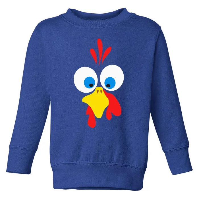 Turkey Face Pilgrim Thanksgiving Matching Family Costume Toddler Sweatshirt