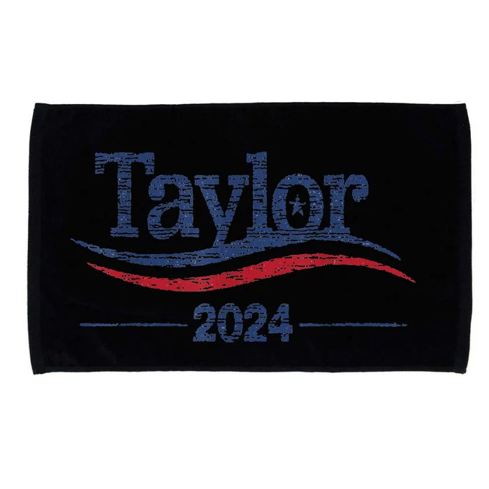 Taylor For President 2024 Bold Campaign Design Microfiber Hand Towel