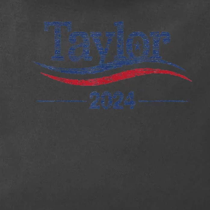 Taylor For President 2024 Bold Campaign Design Zip Tote Bag