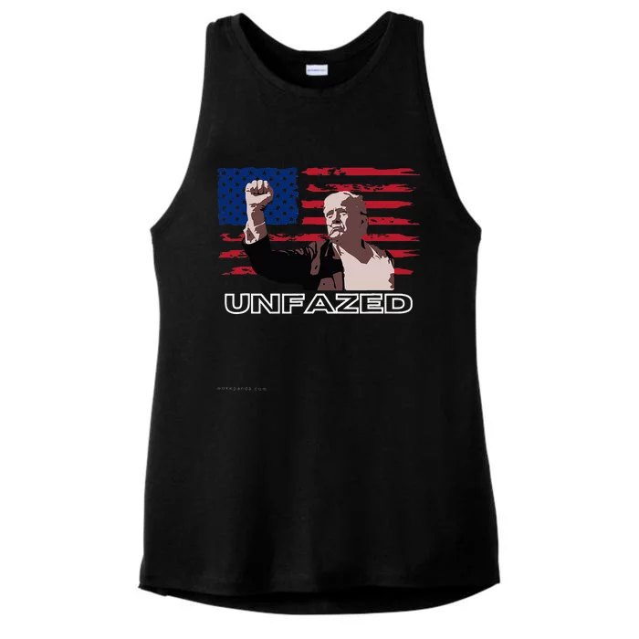 Trump For President 2024 Republican Election Rally Victory Ladies Tri-Blend Wicking Tank