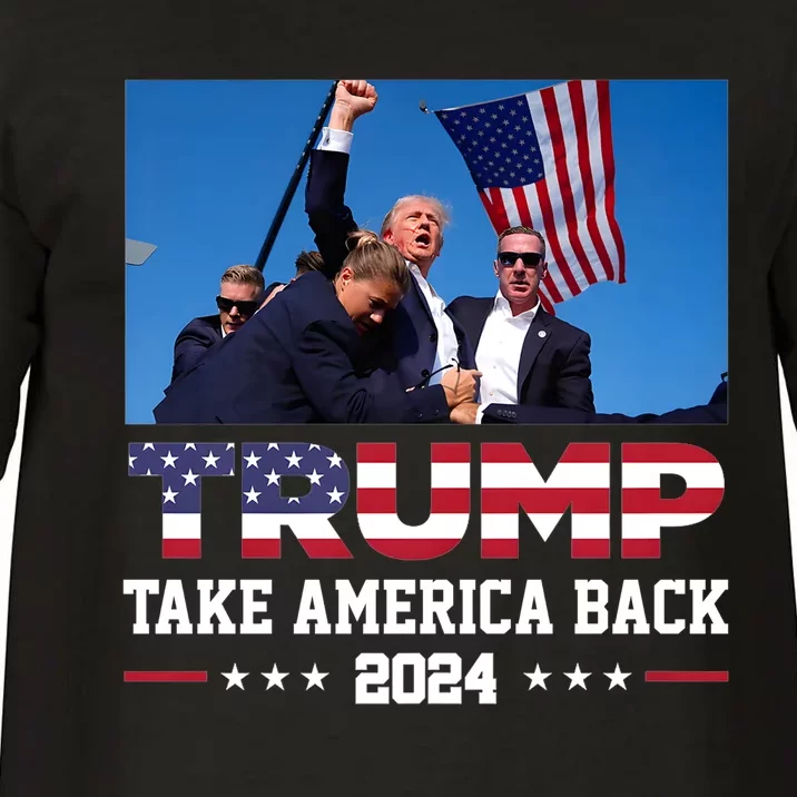 Trump Fist Pump Shot At Trump 2024 Trump Survives Rally Take America Back Comfort Colors T-Shirt