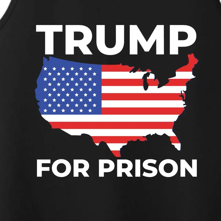 Trump For Prison America Performance Tank