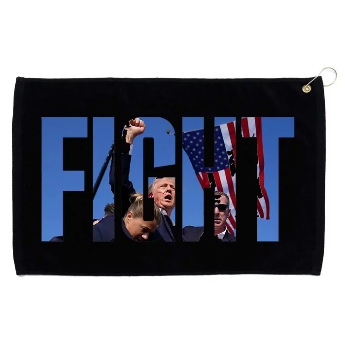 Trump Fist Pump Fight Trump Shooting Donald Trump Fist Pump Grommeted Golf Towel