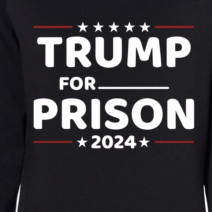 Trump For Prison 2024 Donald Trump Mugshot President Trump Womens California Wash Sweatshirt