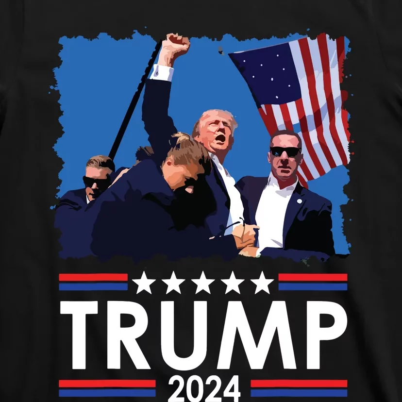 Trump Fist Pump Shot At Trump 2024 Trump Survives Rally T-Shirt