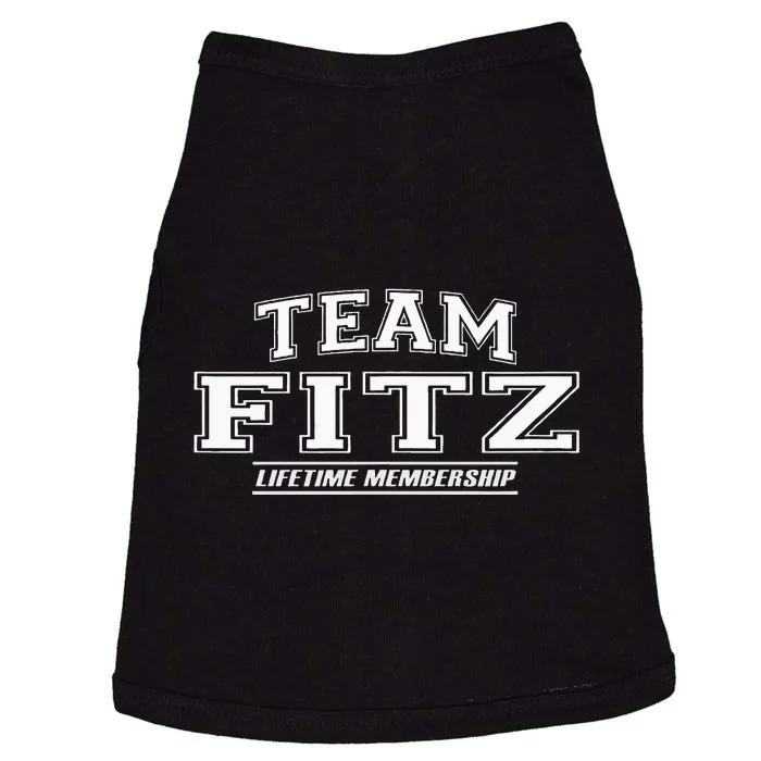 Team Fitz Proud Family Surname Last Name Doggie Tank