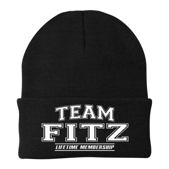 Team Fitz Proud Family Surname Last Name Knit Cap Winter Beanie