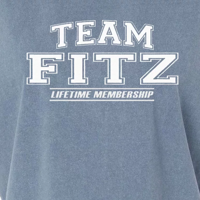 Team Fitz Proud Family Surname Last Name Garment-Dyed Women's Muscle Tee