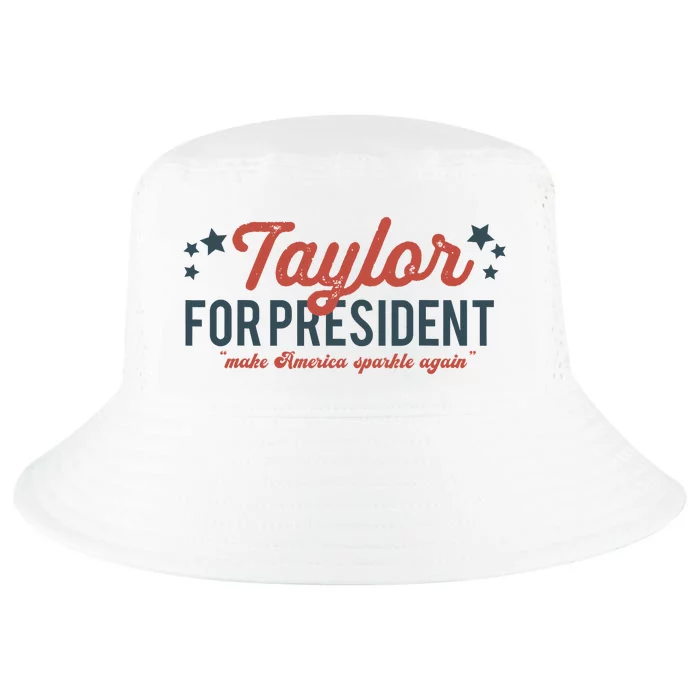 Taylor For President 2024 Funny Taylor First Name Cool Comfort Performance Bucket Hat