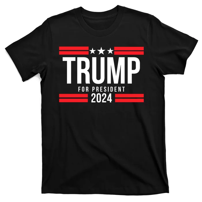 Trump For President 2024 Jd Vance For Vp Trump Vance 2024 Make America Great Aga T-Shirt