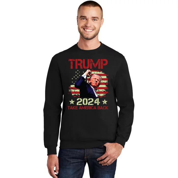 Trump Fist Pump Shot At Trump 2024 Trump Survives Rally Sweatshirt