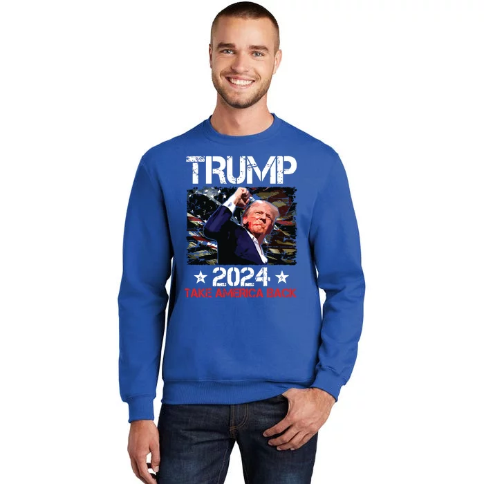 Trump Fist Pump Shot At Trump 2024 Trump Survives Rally Sweatshirt