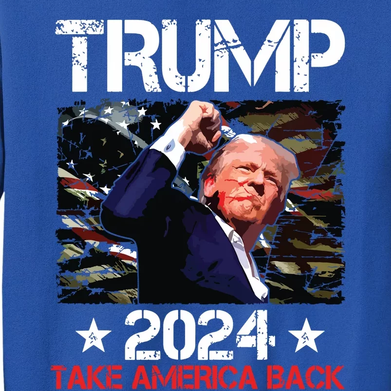 Trump Fist Pump Shot At Trump 2024 Trump Survives Rally Sweatshirt