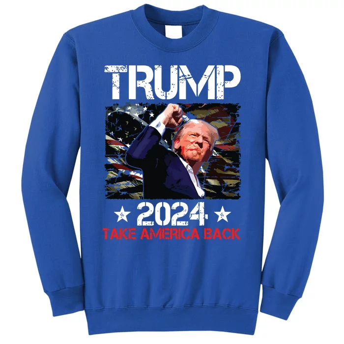 Trump Fist Pump Shot At Trump 2024 Trump Survives Rally Sweatshirt