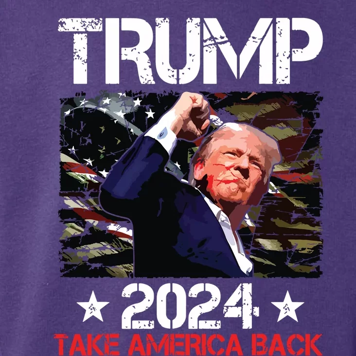 Trump Fist Pump Shot At Trump 2024 Trump Survives Rally Toddler Hoodie