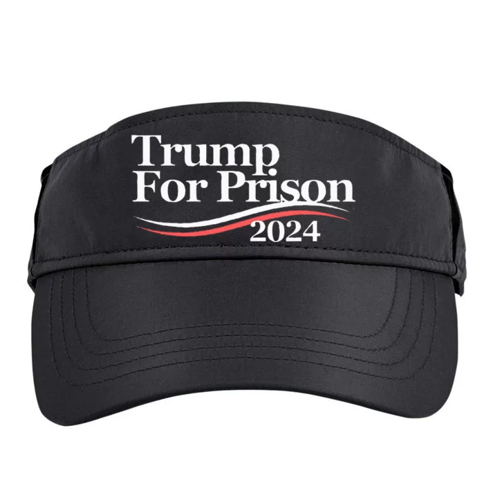 Trump For Prison 2024 Adult Drive Performance Visor