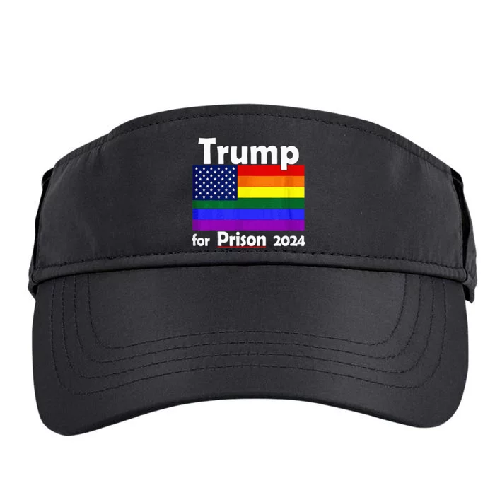 Trump For Prison 2024 Adult Drive Performance Visor