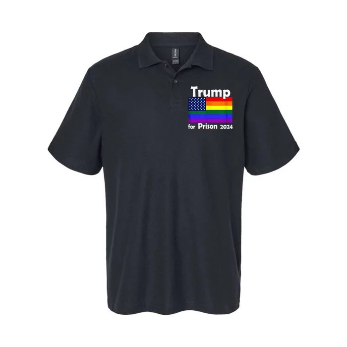 Trump For Prison 2024 Softstyle Adult Sport Polo