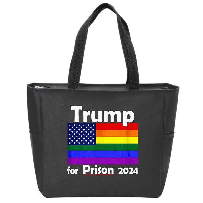 Trump For Prison 2024 Zip Tote Bag