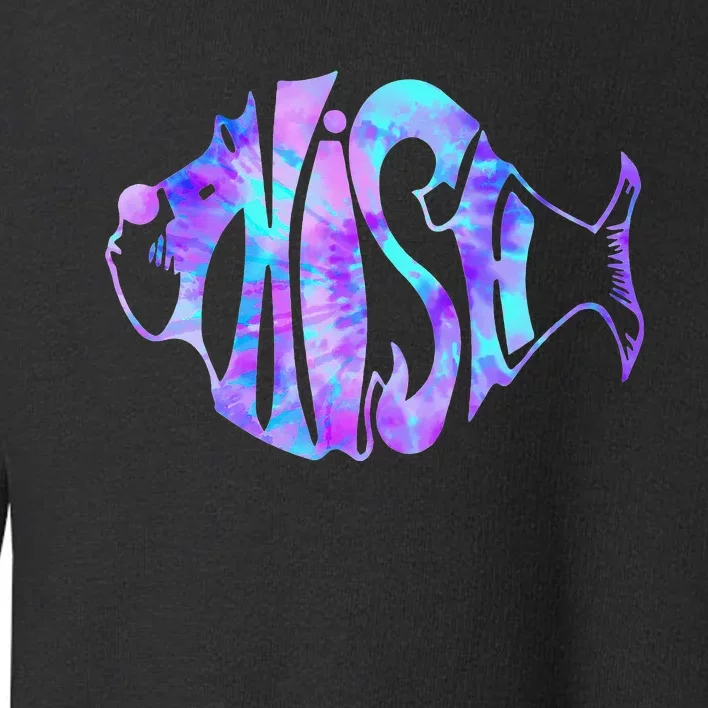 Tie-Dye Fish, Phish-Jam, Fishing Fisherman Toddler Sweatshirt