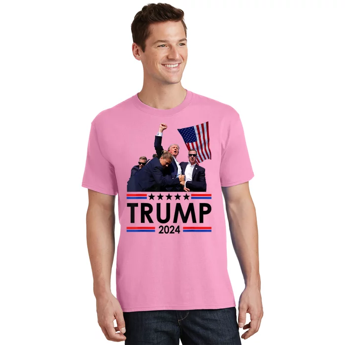 Trump Fist Pump Shot At Trump 2024 Trump Survives Rally T-Shirt