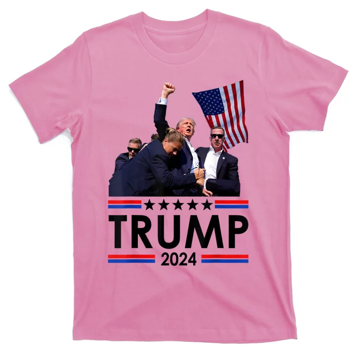 Trump Fist Pump Shot At Trump 2024 Trump Survives Rally T-Shirt