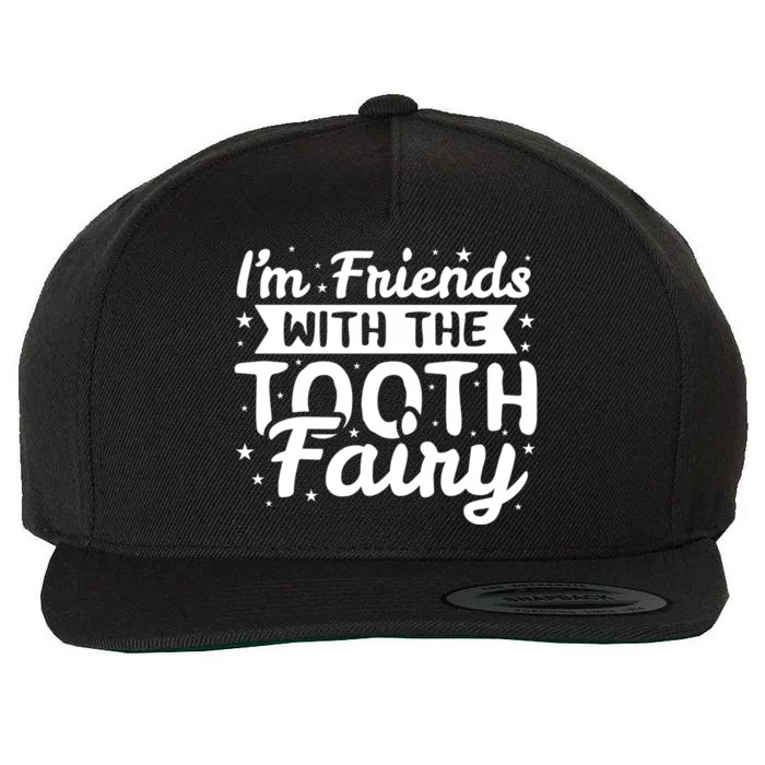 Tooth Fairy Pediatric Dentist Dental Gift Wool Snapback Cap